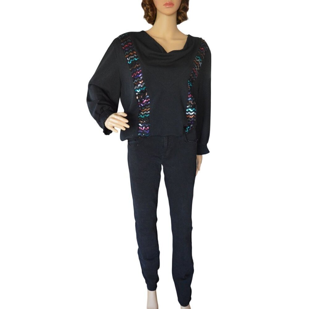 American Eagle Jegging Super Stretch Skinny Black Jeans Womens Size 12 X-Long